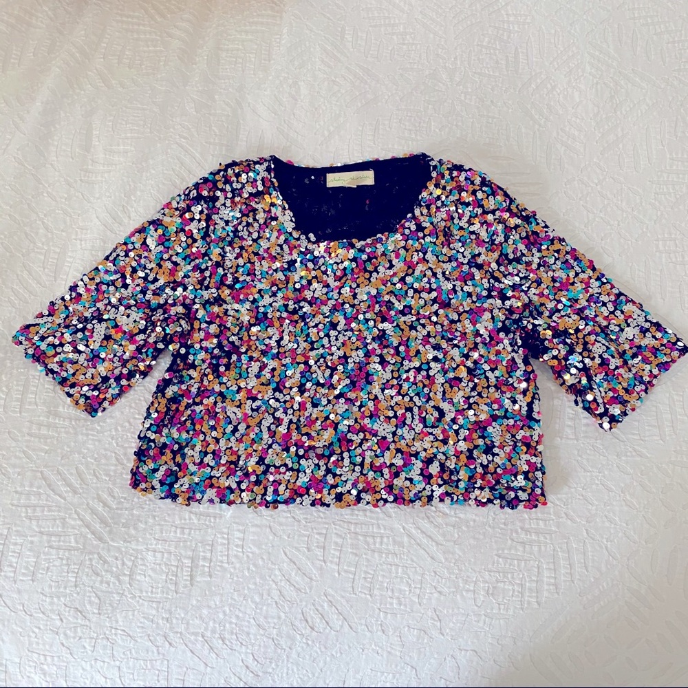 Sequin Crop Top 🔥
